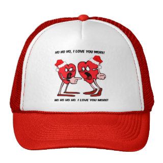 I love you more Christmas Mesh Hat