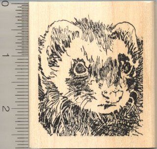 Ferret Rubber Stamp