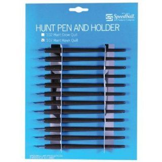 #107 Hawk Quill Pen Nibs & Holders (Product Catalog: Writing & Drawing Mediums) : Printer Inks And Toners : Office Products