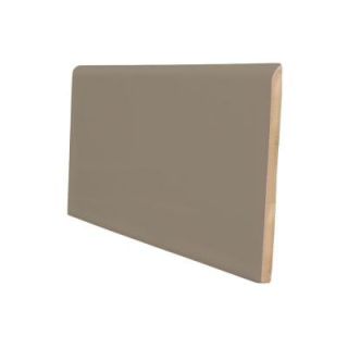 U.S. Ceramic Tile Bright Cocoa 3 in. x 6 in. Ceramic 6 in. Surface Bullnose Wall Tile DISCONTINUED U796 S4369