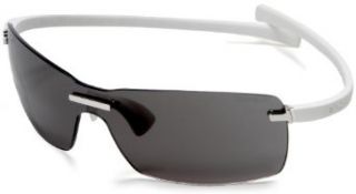 TAG Heuer Zenith 5106 109 Sunglasses,White Frame/Black Lens,one size: Clothing