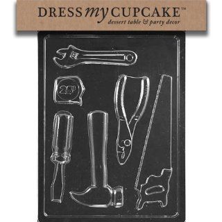 Dress My Cupcake Chocolate Candy Mold, Tools, Set of 6: Kitchen & Dining