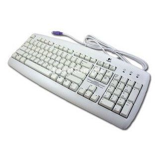 CircuitOffice Compatible New Logitech Y SU45 104 Key Deluxe PS2 Desktop Media Keyboard White 867382 0403: Computers & Accessories