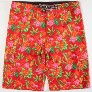 Permanent Vacation Mens Boardshorts Red In Sizes 38, 32, 30, 28, 34, 36 For