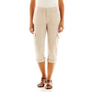 Lee Kendall Easy Fit Capris, Driftwood, Womens