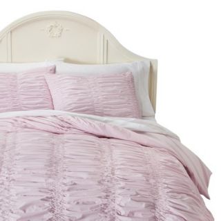Simply Shabby Chic Textured Duvet Cover Cover Set   Pink (Twin)