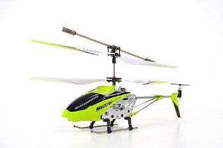 A Set of 2 Brand New Genuine Syma S107G 3 Channels Mini Indoor Co axial Metal Body Frame & Built in Gyroscope Rc Remote Controlled Helicopters (1) Blue and (1) Green with 2 AC Chargers: Everything Else
