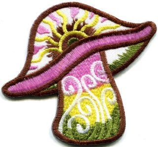 Mushroom Boho Hippie Retro Love Peace Weed Trance Applique Iron on Patch G 121: Everything Else
