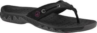 Womens Sperry Top Sider SON R Pulse Thong   Black Sandals