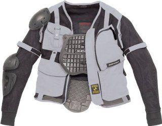 Spidi Sport S.R.L. Multitech Armor Tex Jacket , Size: 2XL, Distinct Name: Black/Gray, Primary Color: Gray, Apparel Material: Textile, Gender: Mens/Unisex Z136 010 2X: Automotive