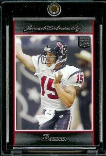 2007 Bowman # 122 Jared Zabransky (RC)   Houston Texans   NFL Trading Football Rookie Card: Sports Collectibles