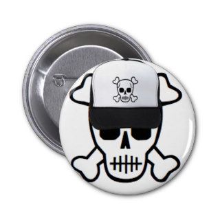 Skull with Skull Hat Pins