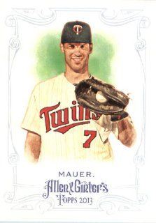 2013 Topps Allen and Ginter Trading Card # 128 Joe Mauer Minnesota Twins: Sports Collectibles
