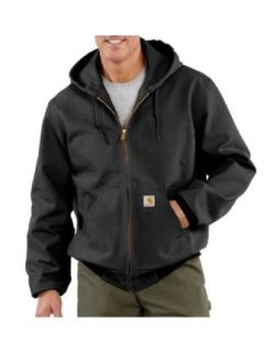 Carhartt Men's Thermal Lined Duck Active Jac J131 simple: Work Utility Outerwear: Clothing