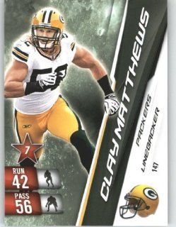 2010 Panini Adrenalyn XL NFL Football Trading Card # 147 Clay Matthews   Green Bay Packers in Protective Screwdown Case!: Sports Collectibles
