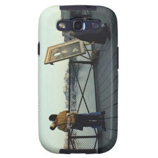 A couple kissing, Paris, France Galaxy S3 Covers