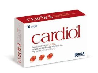 Cardiol  Lowers Cholesterol 15% in 30 Days! 1 Capsule a day! All Natural, Save 27% + FREE Shipping  1 Month Supply: Health & Personal Care
