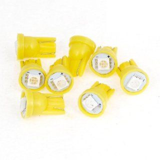 8 Pcs T10 194 168 W5W Yellow 5050 1 SMD LED Dashboard Light Bulbs 12V for Car: Automotive