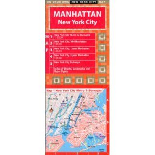 On Your Own Manhattan NYC Laminated Street Map: Jeff Brauer, Pas Nirathband: 9781929377022: Books