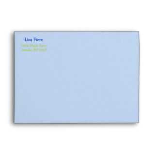 Sail Away Sailboat Nautical Custom Envelopes