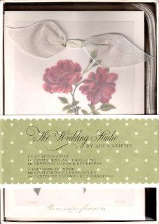 Anna Griffin   The Wedding Studio   Red Floral Wedding Invitation Kit   50/50/50/50: Health & Personal Care