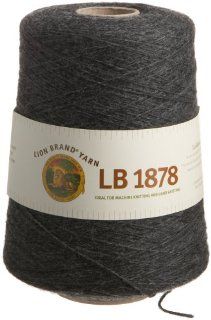 Lion Brand Yarn 470 159E LB 1878 Yarn, Charcoal Heather