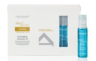 Alfaparf Semi Di Lino Diamante   Cristalli Illuminating Essential Oil   12 vials of 0.43 oz. : Hair Care Products : Beauty