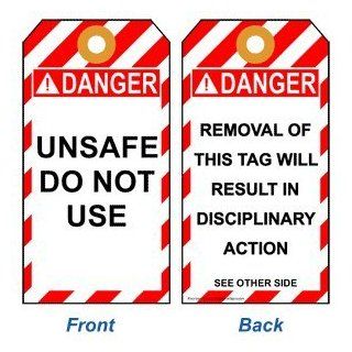 Unsafe Do Not Use Removal Result Disciplinary Tag TAG FASD186BASD002 : Message Boards : Office Products