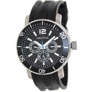 Nautica Men's Black Dial Calendar Watch Nautica Men's Nautica Watches