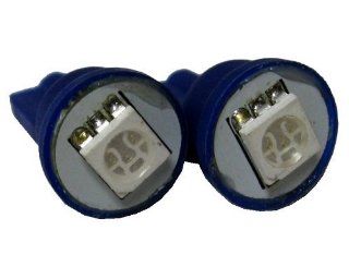 2pcs 1 SMD T10 12V Light LED Replacement Bulbs 168 194 2825 W5W   Blue: Automotive