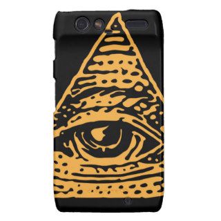 Masonic Illuminati All Seeing Eye Motorola Droid RAZR Cover