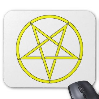 Star Pentagram Five 5 Pointed Symbol Classic Comic Mouse Pads