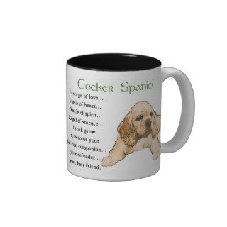 Cocker Spaniel Art Gifts Coffee Mugs