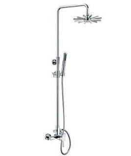 Contemporary Single Handle Sliding Shower Faucet(Chrome Finish)   Bathtub And Showerhead Faucet Systems  