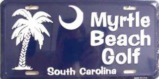 Myrtle Beach Golf Aluminum Automotive Novelty License Plate Tag   X076   Closeout: Automotive