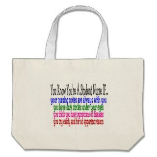 Funny Student Nurse Sayings T Shirts and Gifts Tote Bags