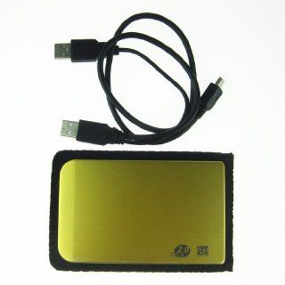 FiMeney Yellow 2.5" USB 2.0 Hard Disk Drive HDD Case for Notebook/desktop/laptop: Computers & Accessories