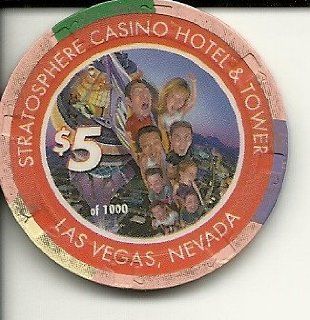 $5 stratosphere grand launch the ride 192/2000 rare las vegas casino chip: Everything Else