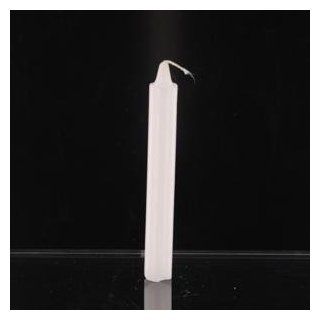 White 6" Taper Candle (Magick & Spells) Protection & Banishing : Candle Sets : Everything Else