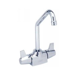 Elkay LKDC2088 Polished Chrome Universal ADA Compliant Single Hole Deck Mount Faucet   Plumbing Equipment  