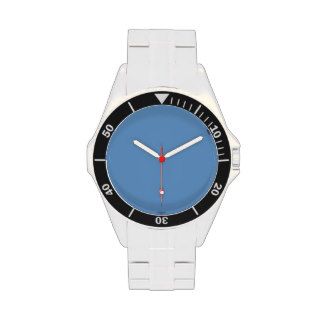 Pale Slate Blue Designer Matching Color Watch