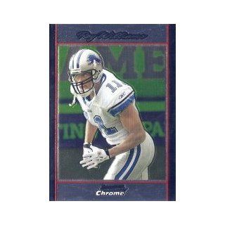 2007 Bowman Chrome #BC199 Roy Williams WR: Sports Collectibles