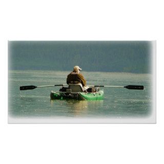 Fisherman in Pontoon Boon Posters