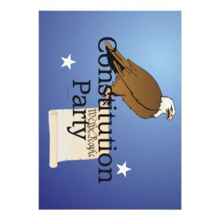 TEE Constitution Party Personalized Announcements