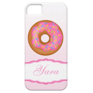 Personalized Pink Donut Custom Design iPhone 5/5S Covers