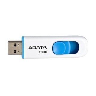 ADATA 8GB USB Flash Drive (White): Digital To Analog Converters: Industrial & Scientific