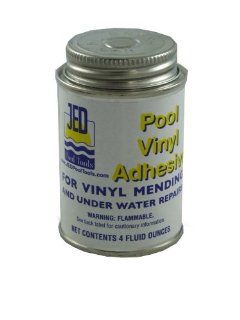 JED Pool Tools 35 245 01 Can Adhesive for Swimming Pool, 4 Ounce : Swimming Pool Maintenance Kits : Patio, Lawn & Garden