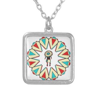 Native American Sun God Custom Necklace