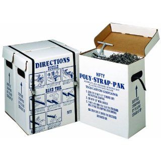 Nifty Products SPSPKIT 252 Piece Polypropylene Portable Strapping Kit, 3000' Length x 1/2" Width Coil, Black: Securing Straps: Industrial & Scientific