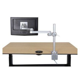 Sunway FPA850VC LCD Flat Panel Computer Monitor Arm Mount w/ Dual Arm Connection & Clamp Mount : Computer Monitor Stands : Office Products
